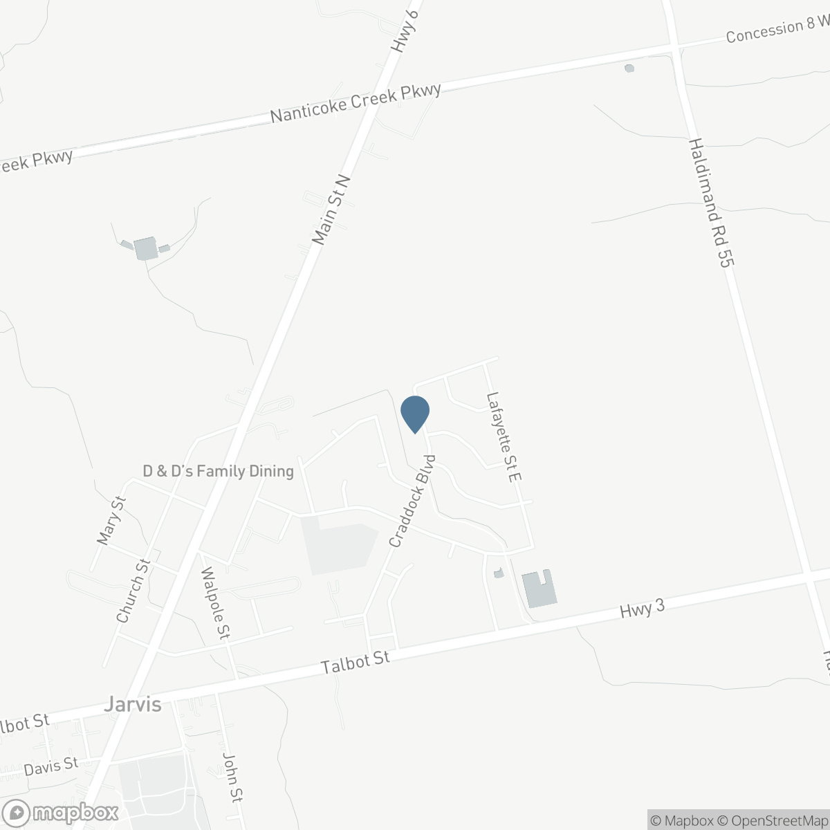 93 CRADDOCK Boulevard, Jarvis, Ontario N0A 1J0